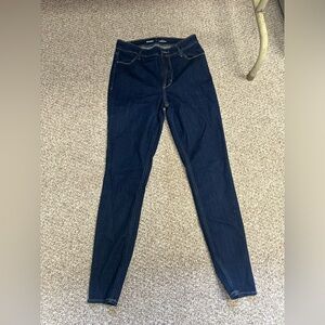 Old Navy super skinny dark denim jeans